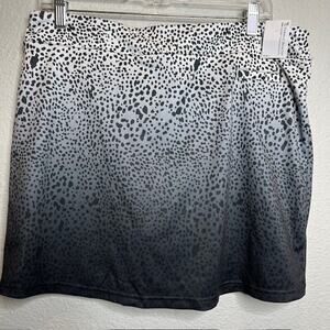 Pebble Beach NEW Dry-Luxe Performance Leopard Ombre Golf Skort Size Large
